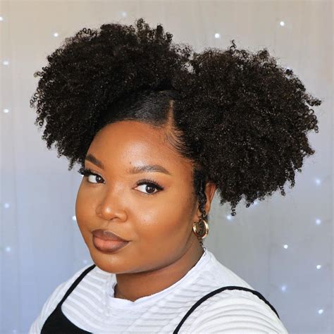 Afro Puff Drawstring Ponytail for Black Women Short Kinky Curly Afro Ponytail Synthetic Hair Puffs Short Synthetic Afro Puff Ponytail for Natural Hair Women Daily Use (80g Gray and White) 4.1 out of 5 stars. 38. $14.99 $ 14. 99 ($4.25 $4.25 /Ounce) 10% coupon applied at checkout Save 10% with coupon.